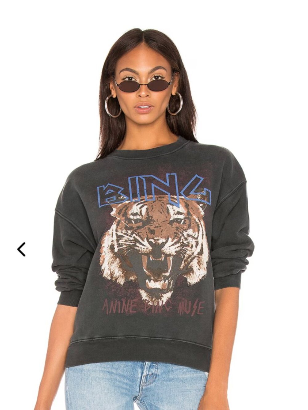 Tiger Sweatshirt ANINE BING Size Large - Picture 4 of 4